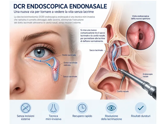 DCR ENDOSCOPICA ENDONASALE